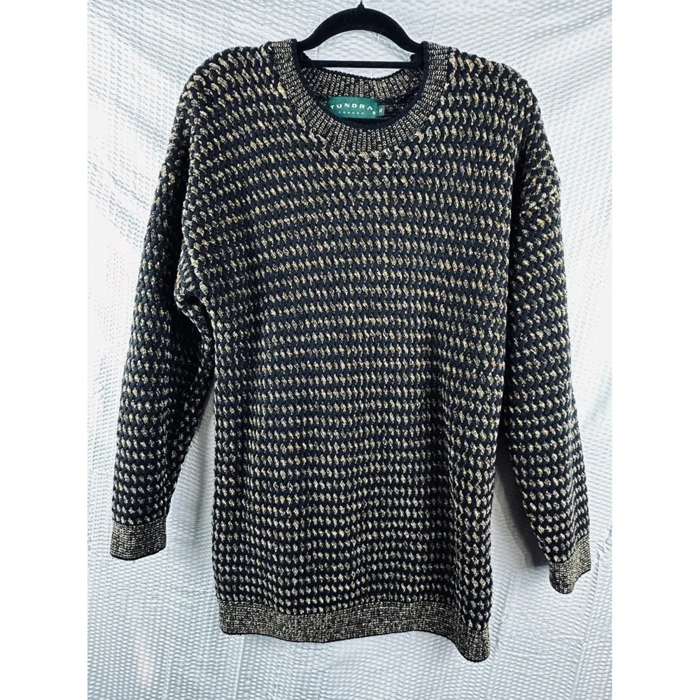 Vintage‎ Tundra Coogi Style Sweater Men's Pullover Crewneck Y2K size XL